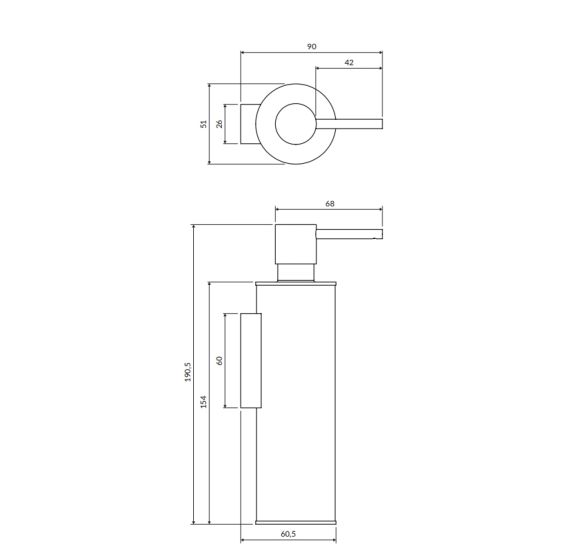 MP60721CR rysunek techniczny