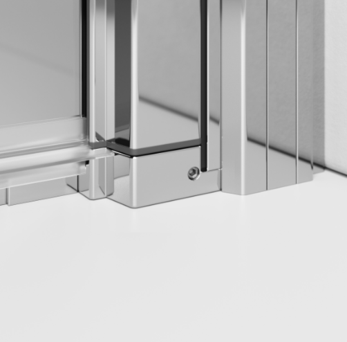 Zawias rurowy z innowacyjnym systemem poziomowania drzwi