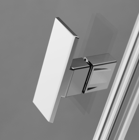 Elegancki chromowany uchwyt