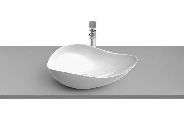 Roca Ohtake Umywalka nablatowa cienkościenna FINECERAMIC® Supraglaze A327A13S00