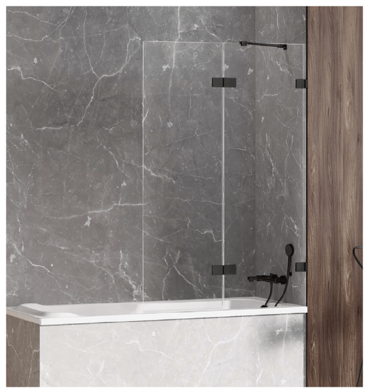 New Trendy Avexa Black Parawan nawannowy 130 cm prawy EXK-1989