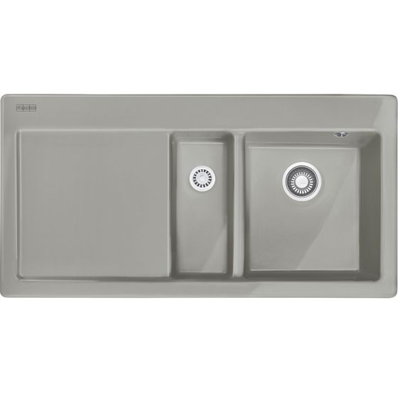 Franke Zlewozmywak Mythos MTK 651-100 Fraceram Komora z prawej Szary mat 124.0442.532
