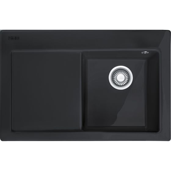 Franke Zlewozmywak Mythos MTK 611-78 Fraceram Komora z prawej Onyx 124.0540.974