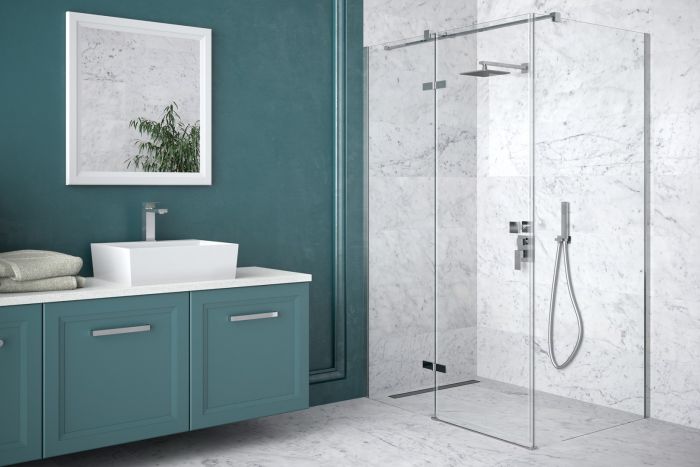 Besco Pixa Kabina prysznicowa 100x80x195 cm prawa PPP-108-195C