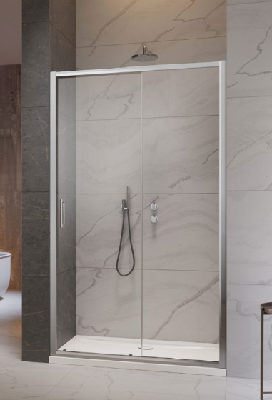 Radaway Premium Pro DWJ Drzwi prysznicowe przesuwne prawe 160 cm (158-161 cm) profil chrom 1014160-01-01R