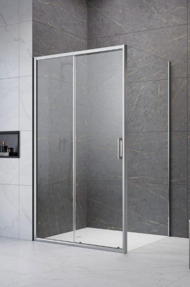 Radaway Premium Pro KDJ Kabina prysznicowa drzwi przesuwne lewe 140x100 cm profil chrom 1015140-01-01L/1016100-01-01