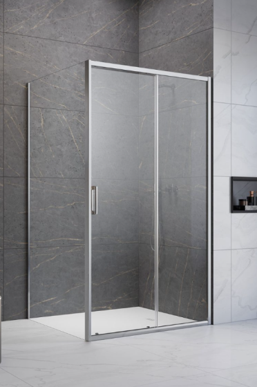 Radaway Premium Pro KDJ Kabina prysznicowa drzwi przesuwne prawe 150x80 cm profil chrom 1015150-01-01R/1016080-01-01