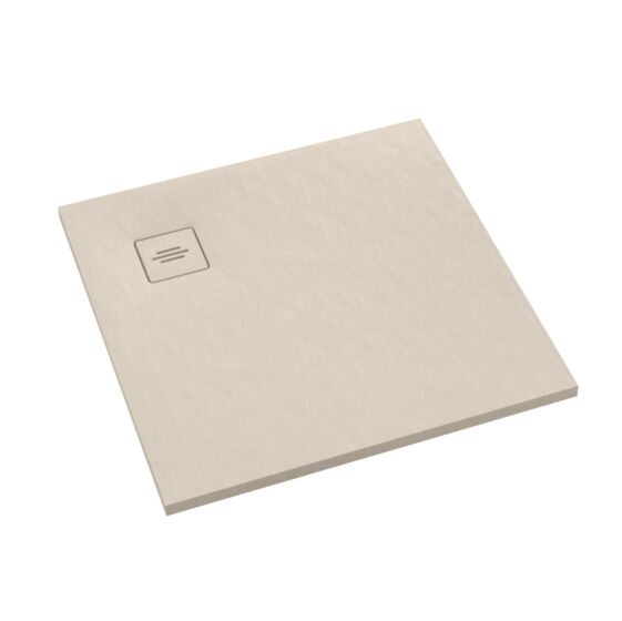 Schedline Brodzik kompozytowy Stabilsound Plus Protos Cashemere Stone 100x100x3,5 cm, kwadratowy 3SP.P1K-100100/PK/ST-M1/PK/ST