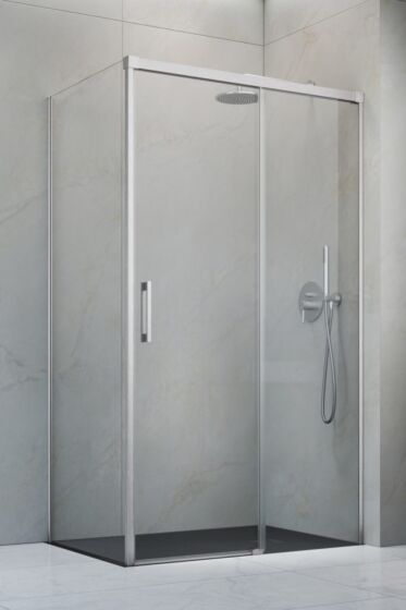 Radaway Idea KDJ kabina prysznicowa prawe 150 x 70 cm Nikiel szczotkowany 387045-91-01R+387048-91-01L
