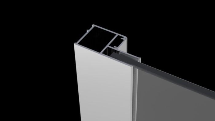Radaway Profil poszerzający Idea KDD 100 +20 mm lewy chrom P01-ID-KDD-100L-01