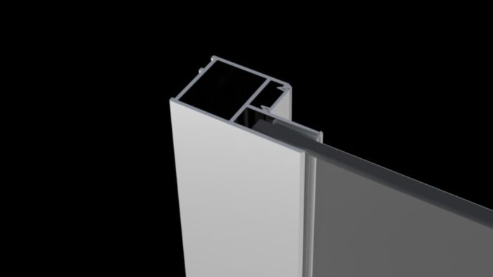 Radaway Profil poszerzający Idea KDD 120 +20 mm lewy chrom P01-ID-KDD-120L-01