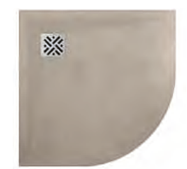 RONAL DUNE Brodzik półokrągły 900 x 900 len W32R5509015