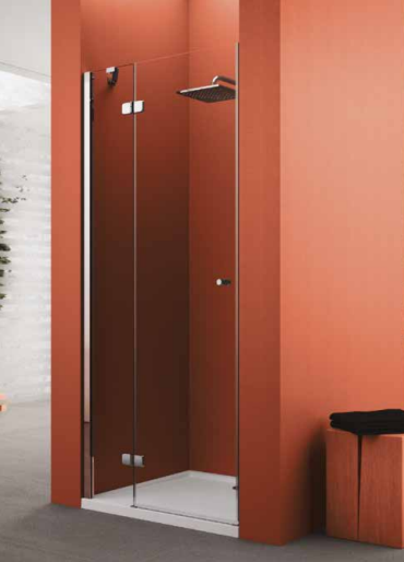 NOVELLINI BRERA LITE G Drzwi skrzydłowe z polem stałym 120cm lewe BRLTA120LS-1K