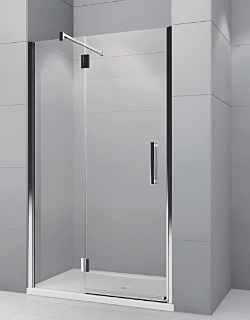 NOVELLINI MODUS Drzwi skrzydłowe z polem stałym 110cm prawe MODUSG110D-1K