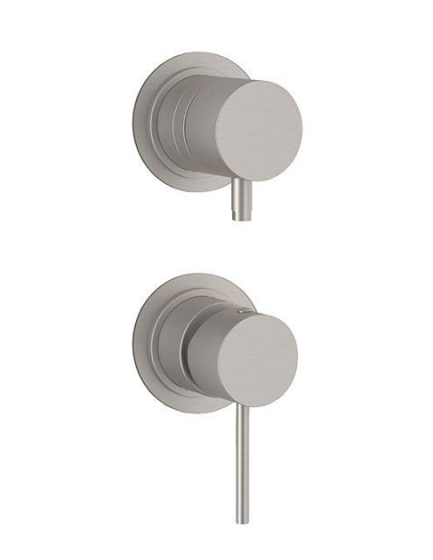 Daniel TK STEEL Bateria podtynkowa 2-drożna inox SSTX612D2P