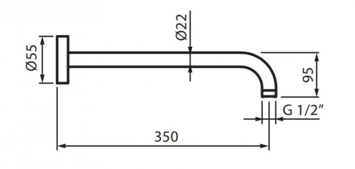 Rysunek techniczny ramienia VSN0201