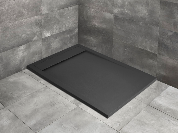 Radaway Teos F Brodzik prostokątny 100x80 cm wys. 4 cm antracytowy HTF10080-64