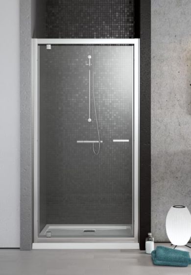 Radaway Twist Drzwi do wnęki prysznicowej 100 cm (98,5-101cm) profil chrom 382003-01