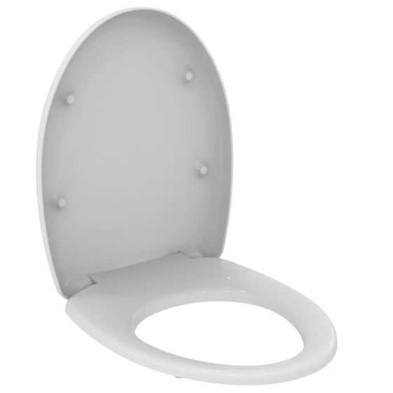 Ideal Standard Eurovit Deska sedesowa z duroplastu, zawiasy z tworzywa białe  W301301
