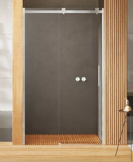 New Trendy SOFTI Drzwi wnękowe przesuwne 170 cm chrom, soft close EXK-3902