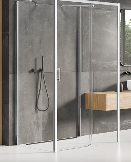 New Trendy PRIME Kabina przyścienna 160x90 cm szkło 6 mm, prawa, chrom K-0866