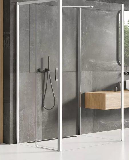 New Trendy PRIME Kabina prysznicowa 110x110 cm szkło 6 mm, prawa, chrom K-1584