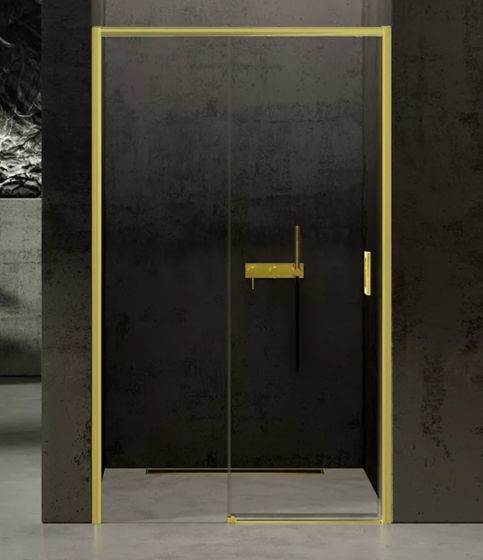 New Trendy PRIME LIGHT GOLD Drzwi wnękowe 110 cm prawe, jasne złoto D-0423A
