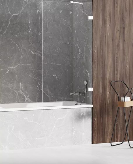 New Trendy Avexa White Parawan nawannowy 100x150 cm biały mat EXK-2965