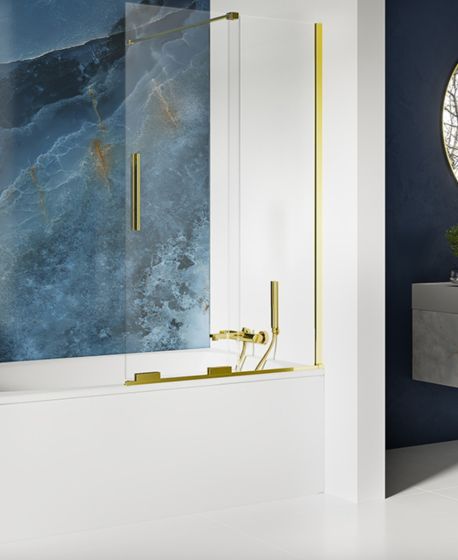 New Trendy SMART LIGHT GOLD  Parawan nawannowy 160x150 cm jasny złoty EXK-4310