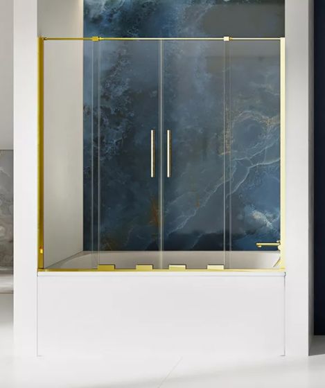 New Trendy SMART LIGHT GOLD Parawan nawannowy 2-częściowy 180x150 cm jasny złoty EXK-4316