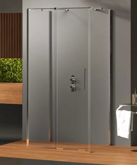 New Trendy SMART Kabina przyścienna 140x90 cm, chrom EXK-4083