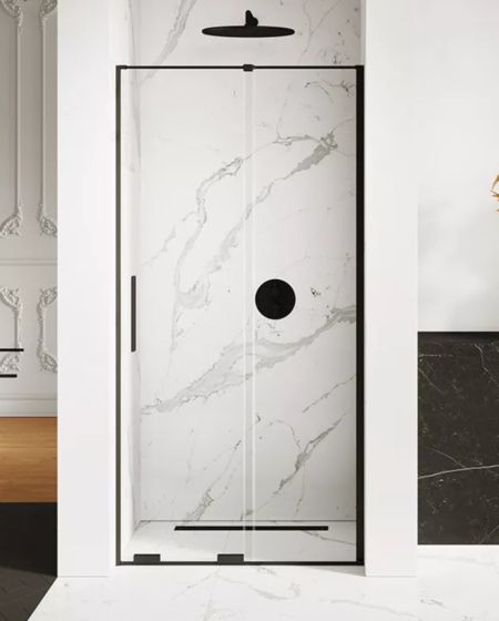 New Trendy SMART BLACK Drzwi wnękowe przesuwne 150 cm czarne EXK-4114