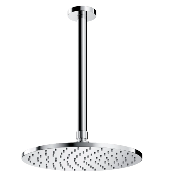 Omnires Slimline deszczownica z ramieniem sufitowym chrom połysk WSSET1CR