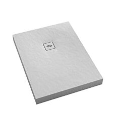 Schedline Brodzik akrylowy zintegrowany z nośnikiem Stabilsound Plus oraz obudową akrylową przeciągniętą do podłogi NonLimits White Stone 100x180x12cm, prostokątny