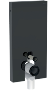 Geberit Monolith Plus Moduł sanitarny do miski WC stojącej 101 cm kolor lava/boki czarne