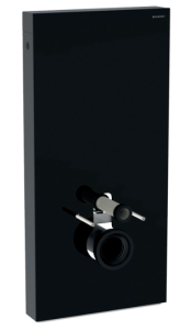 Geberit Monolith Plus Moduł sanitarny do miski WC wiszącej 101 cm kolor czarny/boki czarne