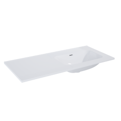 Elita Umywalka meblowa Skappa 100x46 cm biały połysk (60+40)  prawa bez otworu