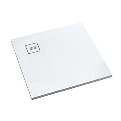 Schedline Brodzik kompozytowy Stabilsound Plus Protos Smooth White 100x100x3,5 cm, kwadratowy