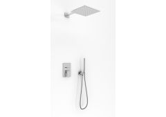 Zestaw prysznicowy z deszczownicą, Saxo QW210SQ20 firmy Kohlman, kolor chrom.