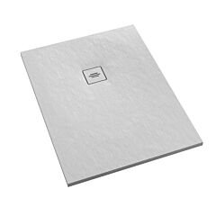 Schedline Brodzik kompozytowy Stabilsound Plus Protos White Stone 80x180x4 cm, prostokątny