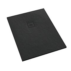 Schedline Brodzik kompozytowy Stabilsound Plus Protos Black Stone 100x180x4 cm, prostokątny