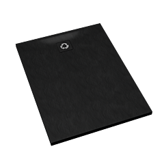Schedline Brodzik kompozytowy Stabilsound Plus Magnific Black Stone 90x120x4 cm, prostokątny