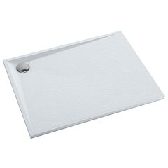 Schedline Brodzik kompozytowy Stabilsound Plus Libra White Stone 70x100x3 cm, prostokątny
