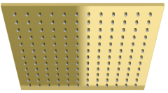 Kohlman Deszczownica kwadratowa 30x30 cm złota 
