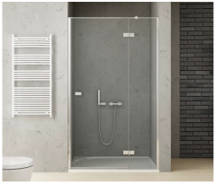 New Trendy Reflexa Drzwi prysznicowe wnękowe 140 cm lewe