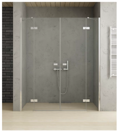 New Trendy Reflexa  Drzwi prysznicowe wnękowe 150cm 