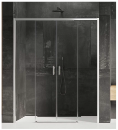 New Trendy Prime Drzwi prysznicowe wnękowe 130 cm 