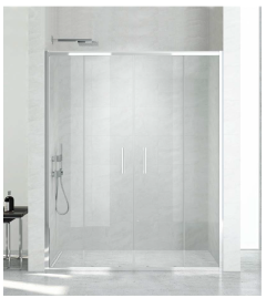 New Trendy New Corrina Drzwi prysznicowe wnękowe 140 cm 