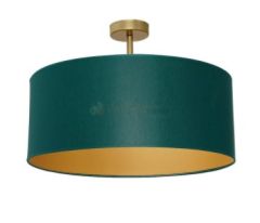 Milagro Ben green/gold lampa sufitowa 3xE27