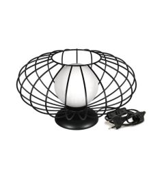 Milagro Kronos black lampa stołowa 1xE14
